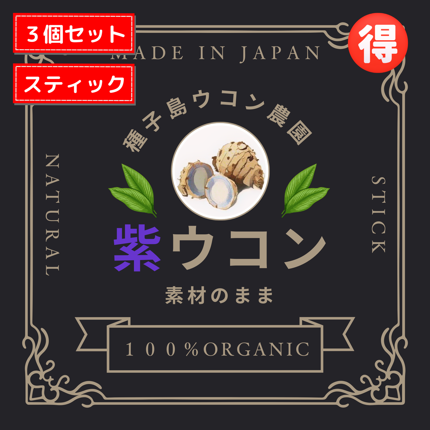 ※予約販売🟣紫ウコン 🉐【スティックタイプ×3箱セット】